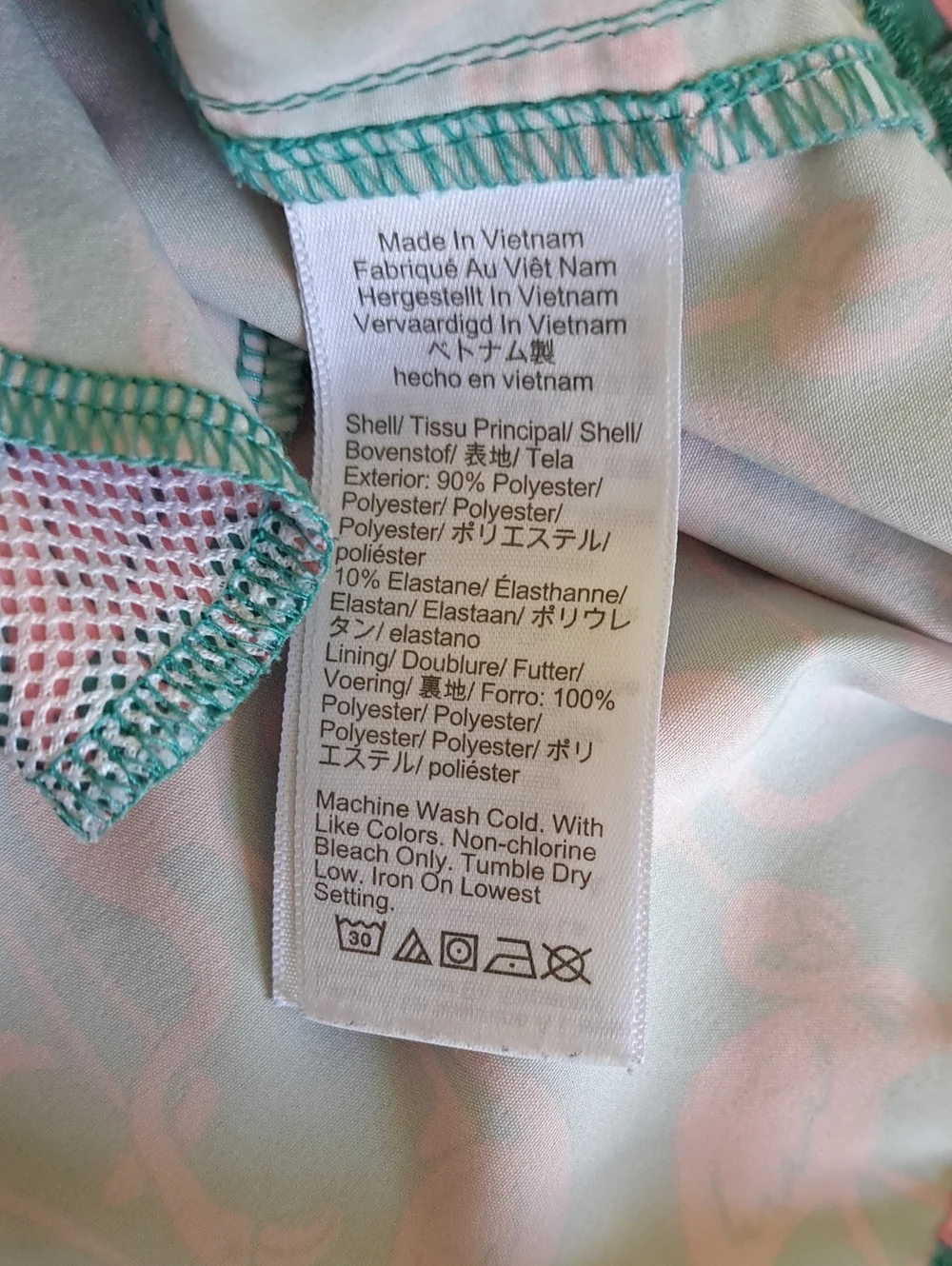 J.Crew Mens Pink Flamingo Print‎ Aqua Green 6